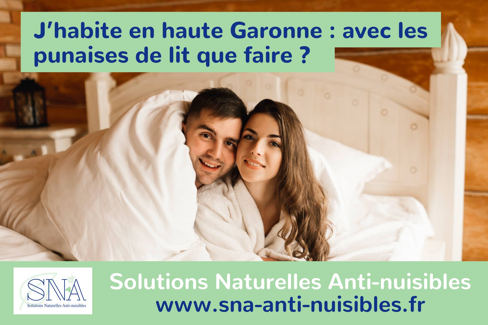 J'habite en Haute Garonne avec les punaises de lit que faire et les conseils de SNA